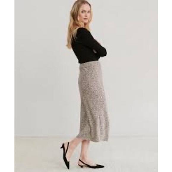 Jenni Kayne Leopard Slip Skirt Size XXL NWT